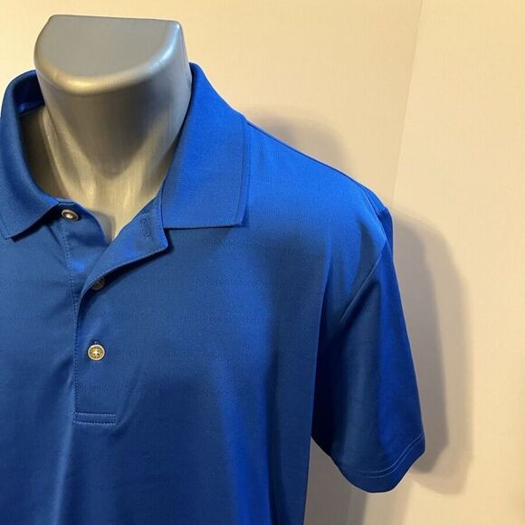 GRAND SLAM Air Flow Men’s Golf Polo Shirt Royal Blue Polyester Large - Picture 3 of 6